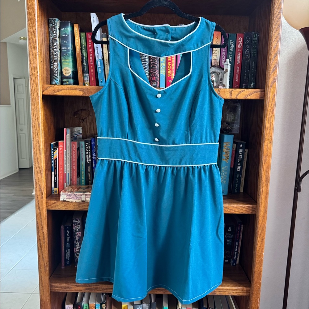 Teal Vintage Dress